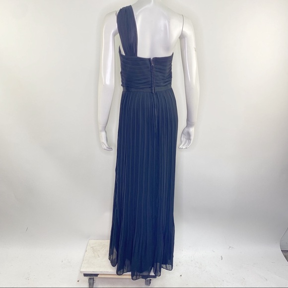 Club Monaco One Shoulder Pleated Maxi Dress - Picture 4 of 8